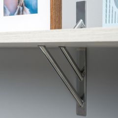 АСНЯТО Марципан Полка 15.55, цвет дуб крафт белый, ШхГхВ 117,5х24,2х24,1 см. | фото 4