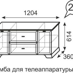 Тумба для телеаппаратуры Венеция 21 бодега | фото 3