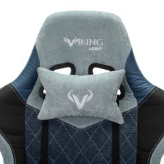 Кресло игровое Бюрократ VIKING 7 KNIGHT BL FABRIC синий | фото 7